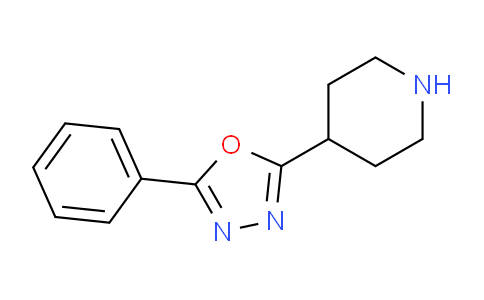 CAS No. 280110-78-3, 4-(5-Phenyl-1,3,4-oxadiazol-2-yl)piperidine