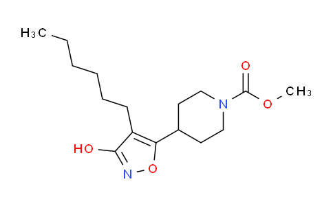 CAS No. 439944-62-4, methyl 4-(4-hexyl-3-hydroxyisoxazol-5-yl)piperidine-1-carboxylate