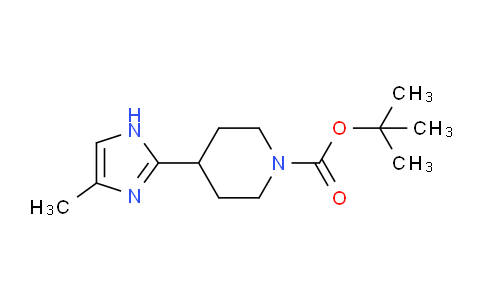 CAS No. 1234710-03-2, tert-butyl 4-(4-methyl-1H-imidazol-2-yl)piperidine-1-carboxylate