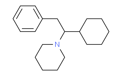 CAS No. 102657-83-0, 1-(1-cyclohexyl-2-phenylethyl)piperidine