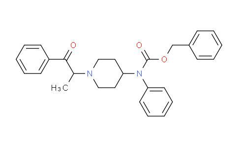 CAS No. 936498-12-3, Benzyl (1-(1-oxo-1-phenylpropan-2-yl)-piperidin-4-yl)(phenyl)carbamate