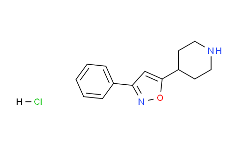 CAS No. 1363994-23-3, 3-phenyl-5-(piperidin-4-yl)isoxazole hydrochloride