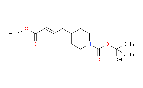 CAS No. 142355-80-4, tert-butyl (E)-4-(4-methoxy-4-oxobut-2-en-1-yl)piperidine-1-carboxylate