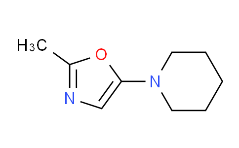 CAS No. 144760-77-0, 2-methyl-5-(piperidin-1-yl)oxazole