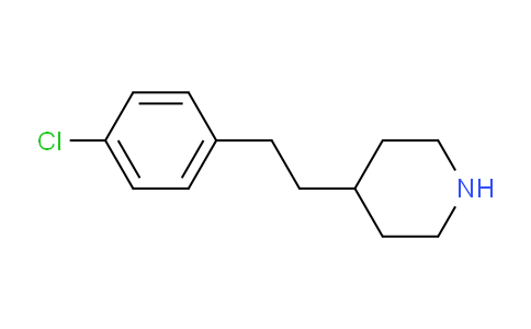 CAS No. 148135-88-0, 4-[2-(4-Chloro-phenyl)-ethyl]-piperidine