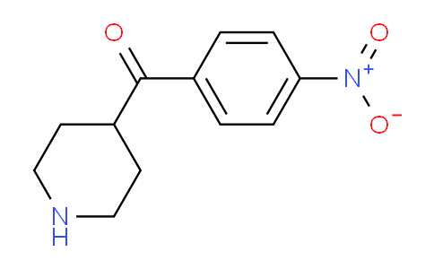 CAS No. 145851-04-3, (4-nitrophenyl)(piperidin-4-yl)methanone