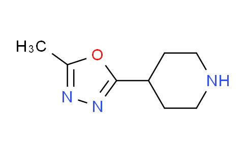 CAS No. 161609-79-6, 4-(5-Methyl-1,3,4-oxadiazol-2-yl)piperidine