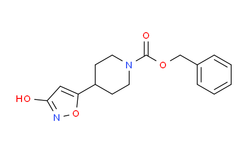 CAS No. 167414-76-8, benzyl 4-(3-hydroxyisoxazol-5-yl)piperidine-1-carboxylate