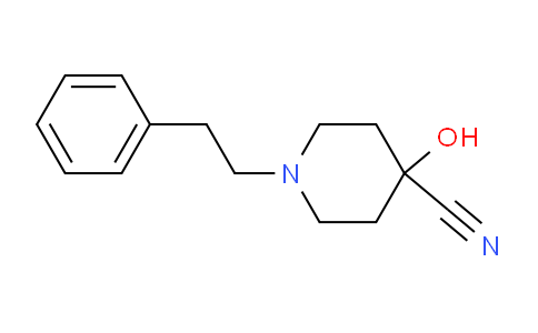 CAS No. 23804-59-3, 4-Hydroxy-1-phenethylpiperidine-4-carbonitrile