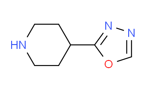 CAS No. 1082413-19-1, 2-(Piperidin-4-yl)-1,3,4-oxadiazole