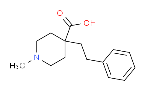 CAS No. 1028273-65-5, 1-methyl-4-phenethylpiperidine-4-carboxylic acid