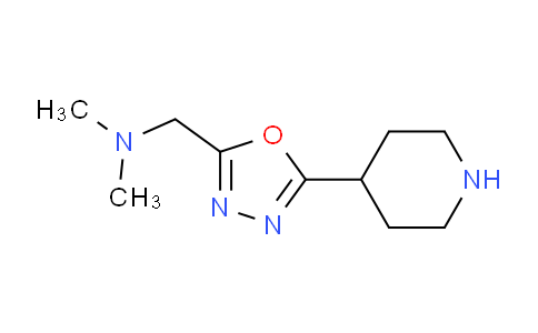 CAS No. 949100-23-6, N,N-Dimethyl-1-(5-(piperidin-4-yl)-1,3,4-oxadiazol-2-yl)methanamine