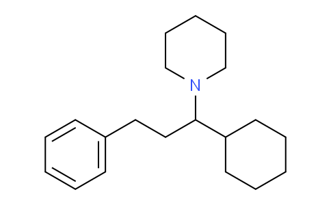 CAS No. 110245-83-5, 1-(1-cyclohexyl-3-phenylpropyl)piperidine
