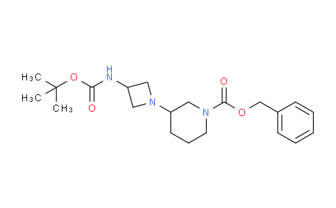 CAS No. 1131594-81-4, benzyl 3-(3-((tert-butoxycarbonyl)amino)azetidin-1-yl)piperidine-1-carboxylate