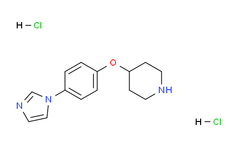 CAS No. 1187927-20-3, 4-(4-(1H-imidazol-1-yl)phenoxy)piperidine dihydrochloride