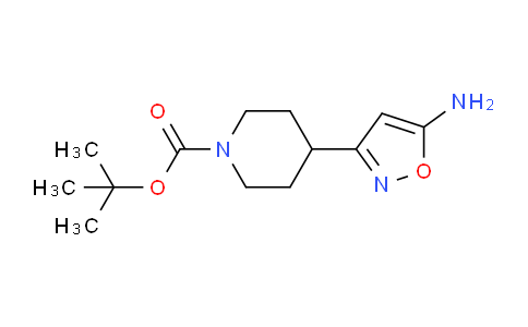 CAS No. 1253789-76-2, tert-butyl 4-(5-aminoisoxazol-3-yl)piperidine-1-carboxylate