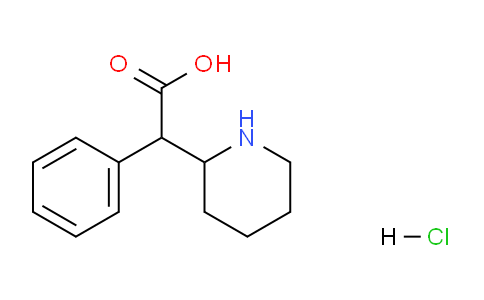 CAS No. 19395-40-5, 2-phenyl-2-(piperidin-2-yl)acetic acid hydrochloride