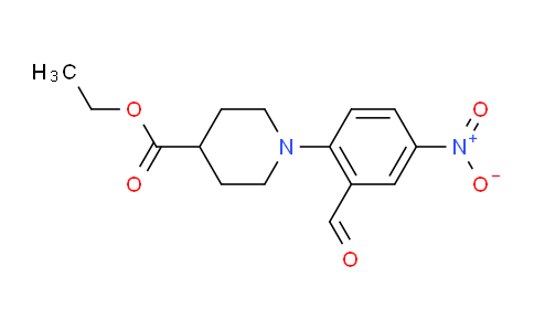 CAS No. 879450-95-0, Ethyl 1-(2-formyl-4-nitrophenyl)-4-piperidinecarboxylate