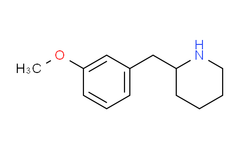 CAS No. 108958-36-7, 2-(3-methoxybenzyl)piperidine