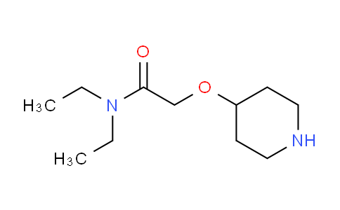 CAS No. 1097828-89-1, N,N-diethyl-2-(piperidin-4-yloxy)acetamide