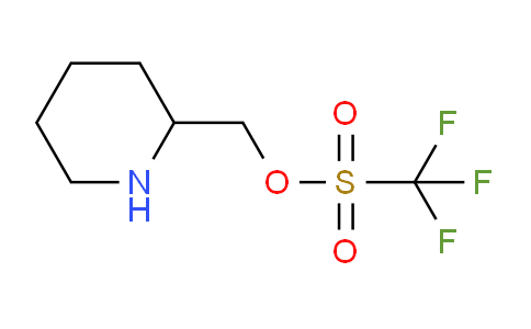 CAS No. 127075-48-3, piperidin-2-ylmethyl trifluoromethanesulfonate