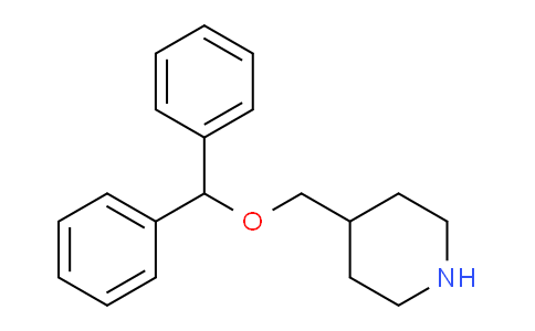 CAS No. 136647-21-7, 4-((benzhydryloxy)methyl)piperidine