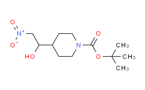 CAS No. 301221-56-7, tert-butyl 4-(1-hydroxy-2-nitroethyl)piperidine-1-carboxylate