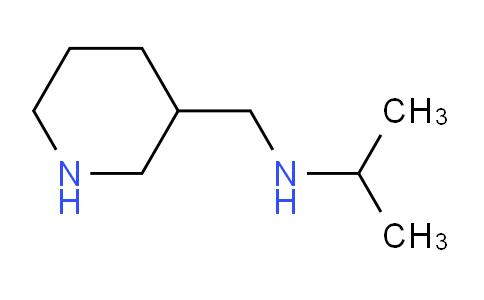 CAS No. 33037-69-3, N-(piperidin-3-ylmethyl)propan-2-amine