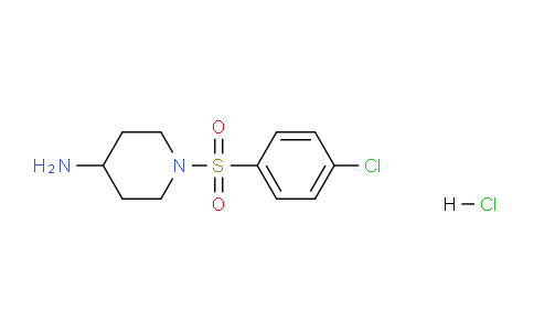 CAS No. 442133-57-5, 1-((4-chlorophenyl)sulfonyl)piperidin-4-amine hydrochloride