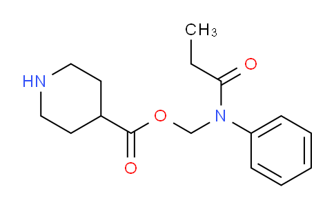 CAS No. 72996-78-2, (N-phenylpropionamido)methyl piperidine-4-carboxylate