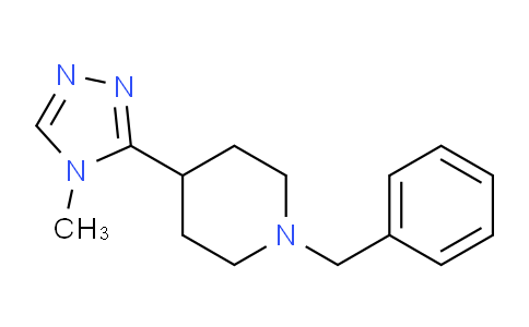 CAS No. 689761-26-0, 1-benzyl-4-(4-methyl-4H-1,2,4-triazol-3-yl)piperidine