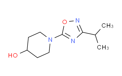 CAS No. 832714-37-1, 1-(3-isopropyl-1,2,4-oxadiazol-5-yl)piperidin-4-ol