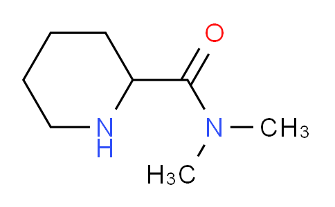 CAS No. 130497-29-9, N,N-dimethylpiperidine-2-carboxamide