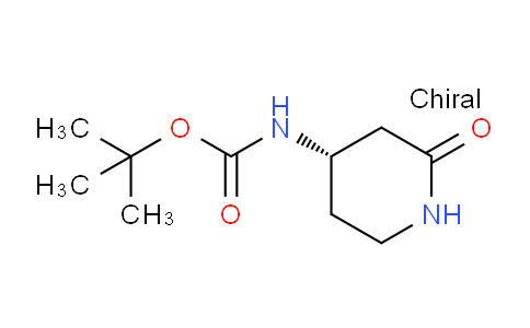 CAS No. 1055049-80-3, tert-butyl (S)-(2-oxopiperidin-4-yl)carbamate