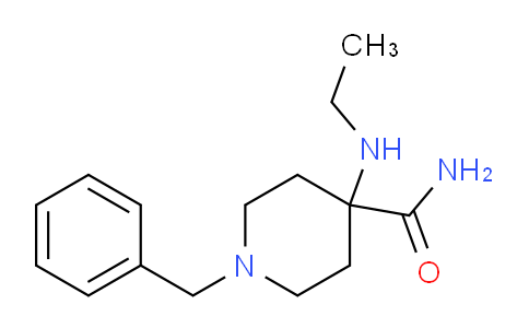 CAS No. 1027-91-4, 1-Benzyl-4-ethylamino-piperidine-4-carboxylic acid amide
