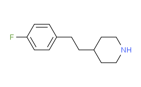 CAS No. 148492-11-9, 4-[2-(4-Fluorophenyl)ethyl]piperidine
