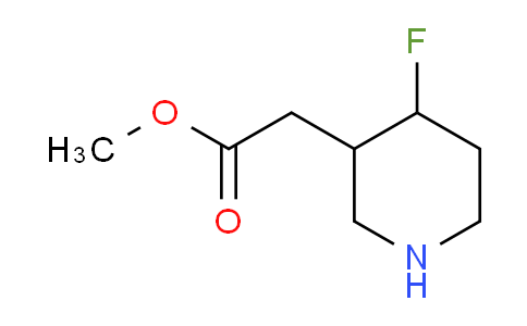 CAS No. 1784652-42-1, methyl 2-(4-fluoropiperidin-3-yl)acetate