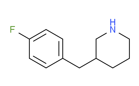 CAS No. 382637-47-0, 3-(4-fluorobenzyl)piperidine