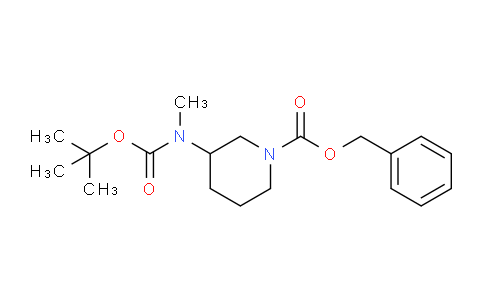 CAS No. 1284966-16-0, Benzyl 3-((tert-butoxycarbonyl)(methyl)amino)piperidine-1-carboxylate