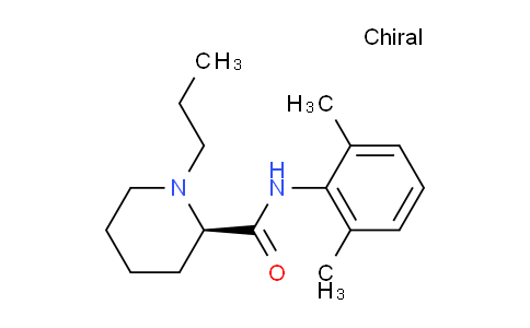CAS No. 98717-16-9, (R)-N-(2,6-Dimethylphenyl)-1-propylpiperidine-2-carboxamide