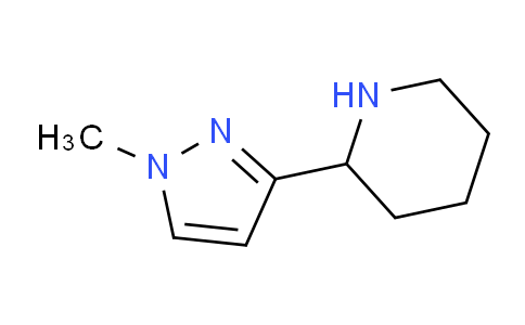 CAS No. 1227465-65-7, 2-(1-Methyl-1H-pyrazol-3-yl)piperidine