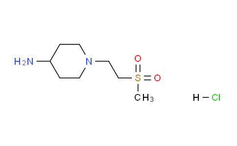 CAS No. 1410739-92-2, 1-(2-(Methylsulfonyl)ethyl)piperidin-4-amine hydrochloride