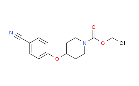 CAS No. 1956355-60-4, Ethyl 4-(4-cyanophenoxy)piperidine-1-carboxylate
