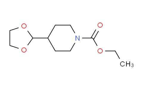 CAS No. 1624262-30-1, Ethyl 4-(1,3-dioxolan-2-yl)piperidine-1-carboxylate