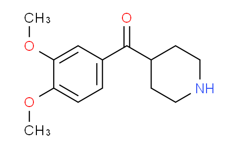 CAS No. 742665-98-1, (3,4-Dimethoxyphenyl)(piperidin-4-yl)methanone