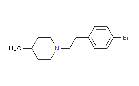 CAS No. 1704065-20-2, 1-(4-bromophenethyl)-4-methylpiperidine