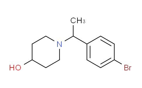 CAS No. 1355828-40-8, 1-(1-(4-bromophenyl)ethyl)piperidin-4-ol