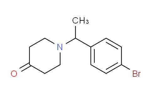 CAS No. 1057261-83-2, 1-(1-(4-bromophenyl)ethyl)piperidin-4-one