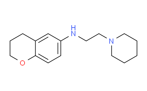 CAS No. 94126-73-5, N-(2-(Piperidin-1-yl)ethyl)chroman-6-amine