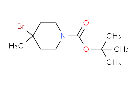 CAS No. 1420992-40-0, tert-butyl 4-bromo-4-methylpiperidine-1-carboxylate